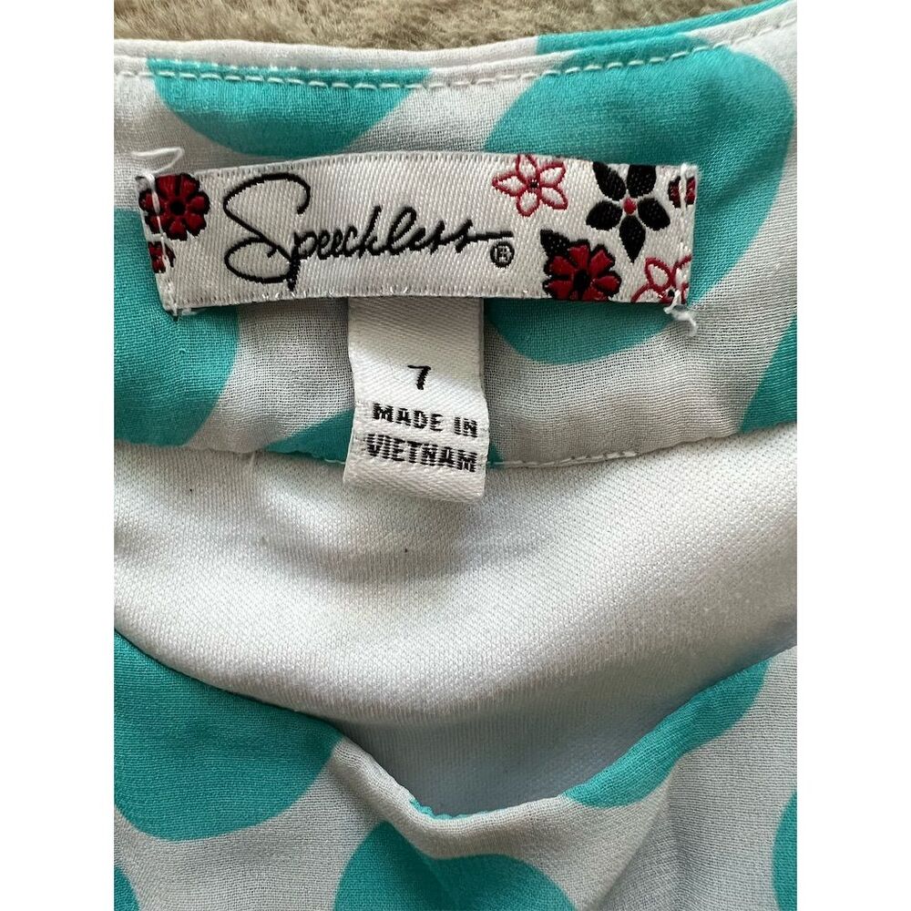 Speechless Women's Size 7 Vintage Style Polka Dot blouse - Picture 5 of 9